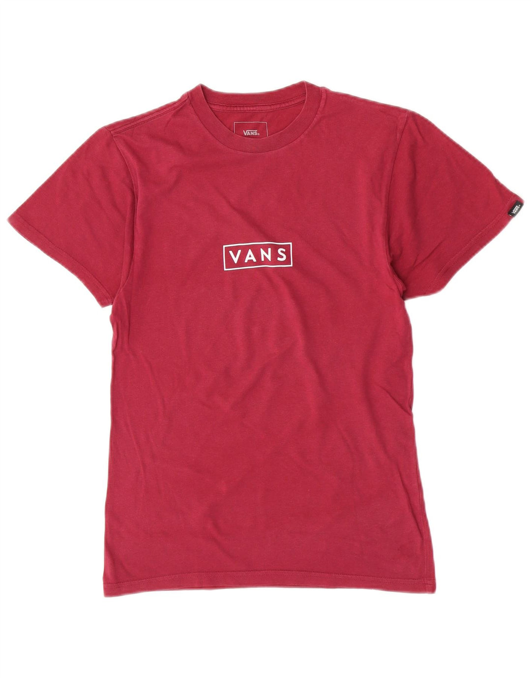 Camiseta masculina Vans Custom Fit Top XS Vermelho Algodão