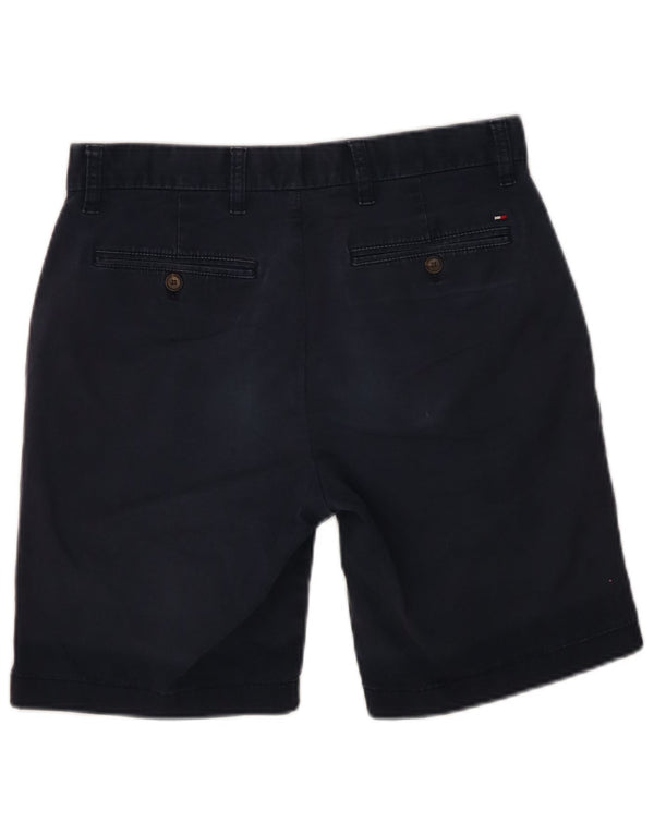 Tommy Hilfiger Mens Chino Shorts W29 Pequeno Algodão Azul Marinho