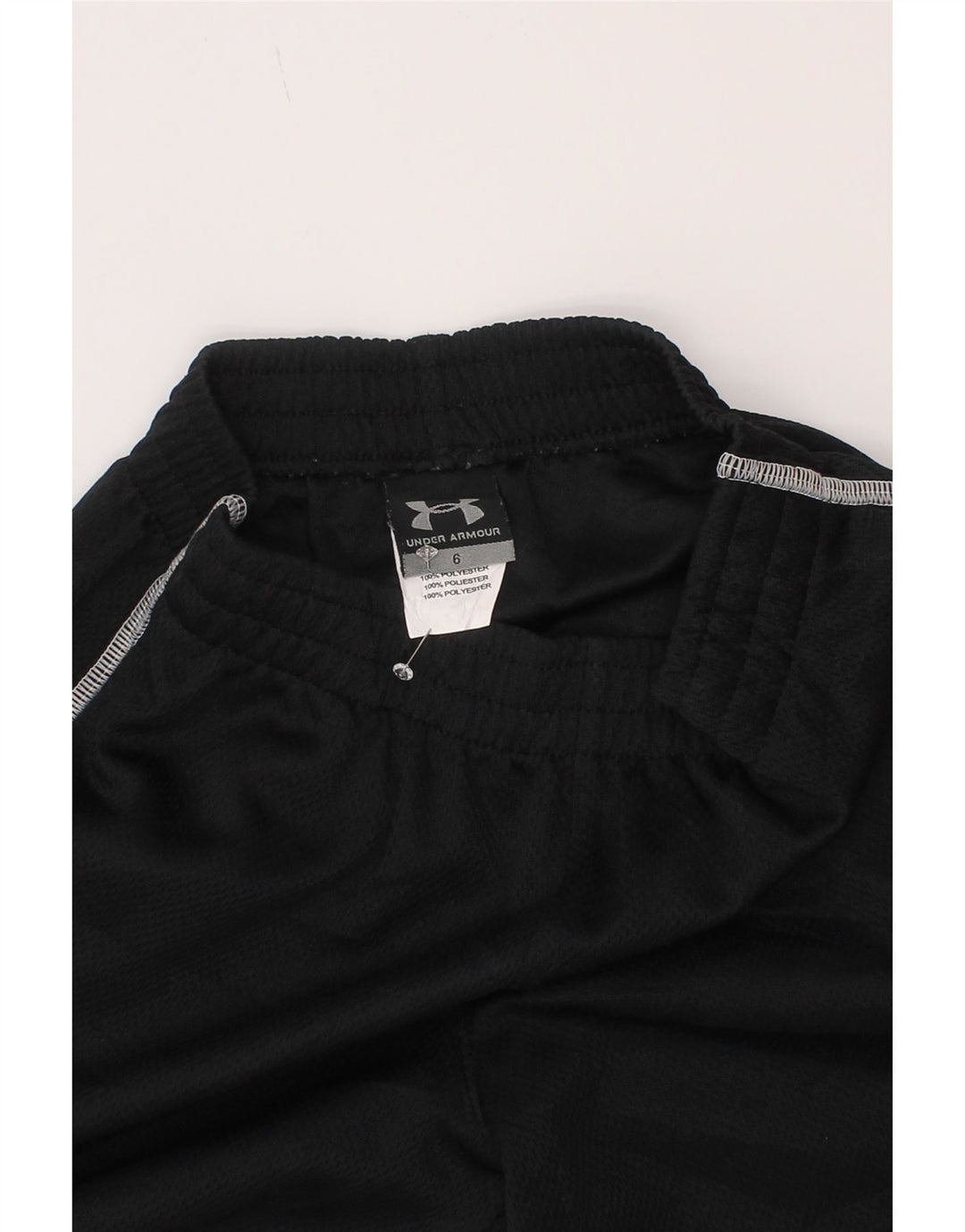 Calça de treino Under Armour Boys Graphic 5-6 anos poliéster preto