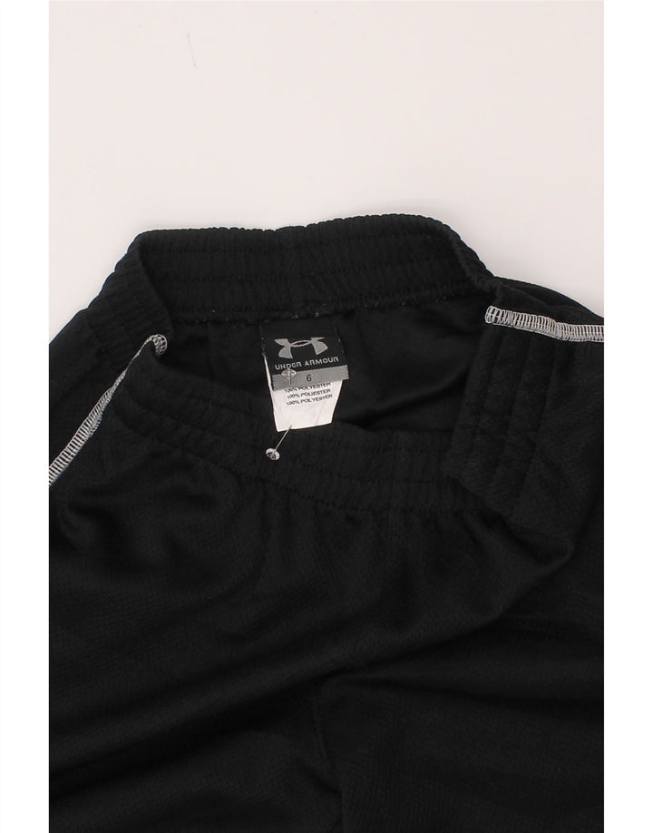 Calça de treino Under Armour Boys Graphic 5-6 anos poliéster preto