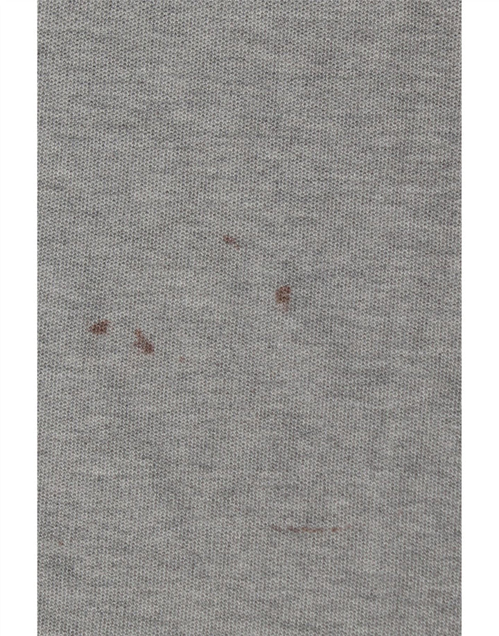 Camisa polo masculina Nike algodão cinza médio