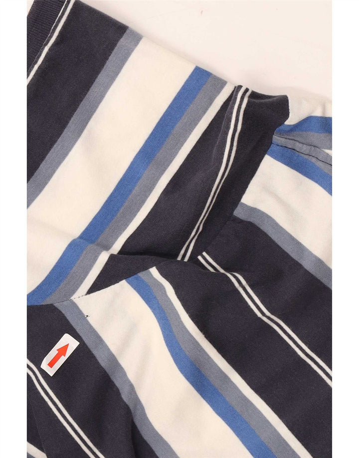 Camisa polo masculina Jack & Jones média listrada multicolorida de algodão