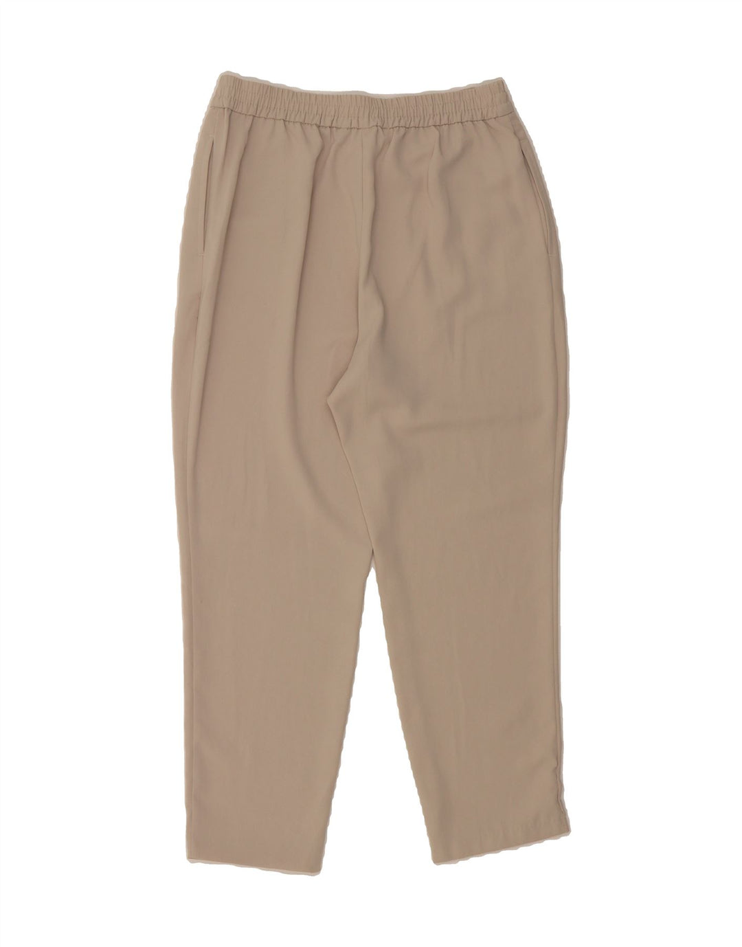 ZARA Womens Slim Cropped Trousers Small W27 L25 Beige Vintage Zara and Second-Hand Zara from Messina Hembry 