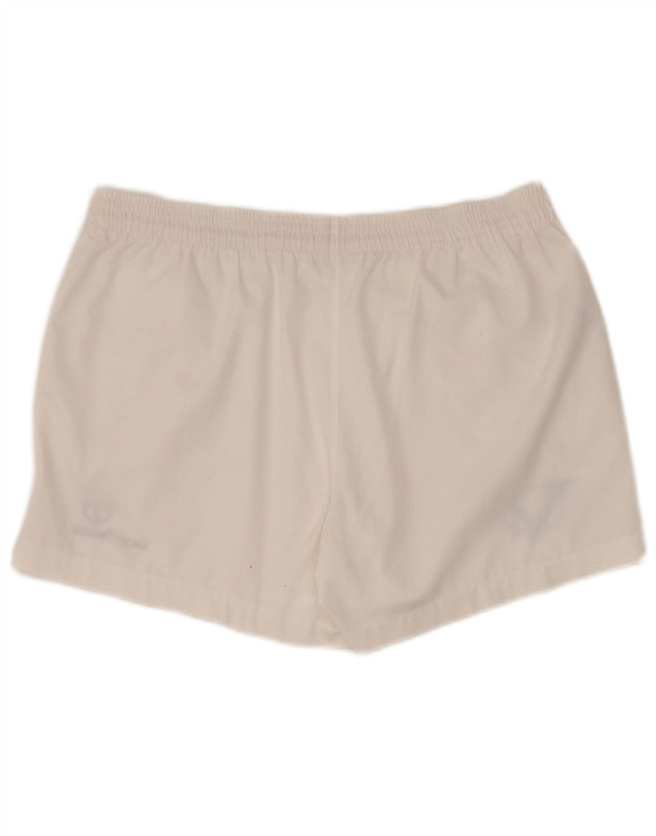 Sergio Tacchini Mens Graphic Sport Shorts IT 52 Grande Poliéster Branco