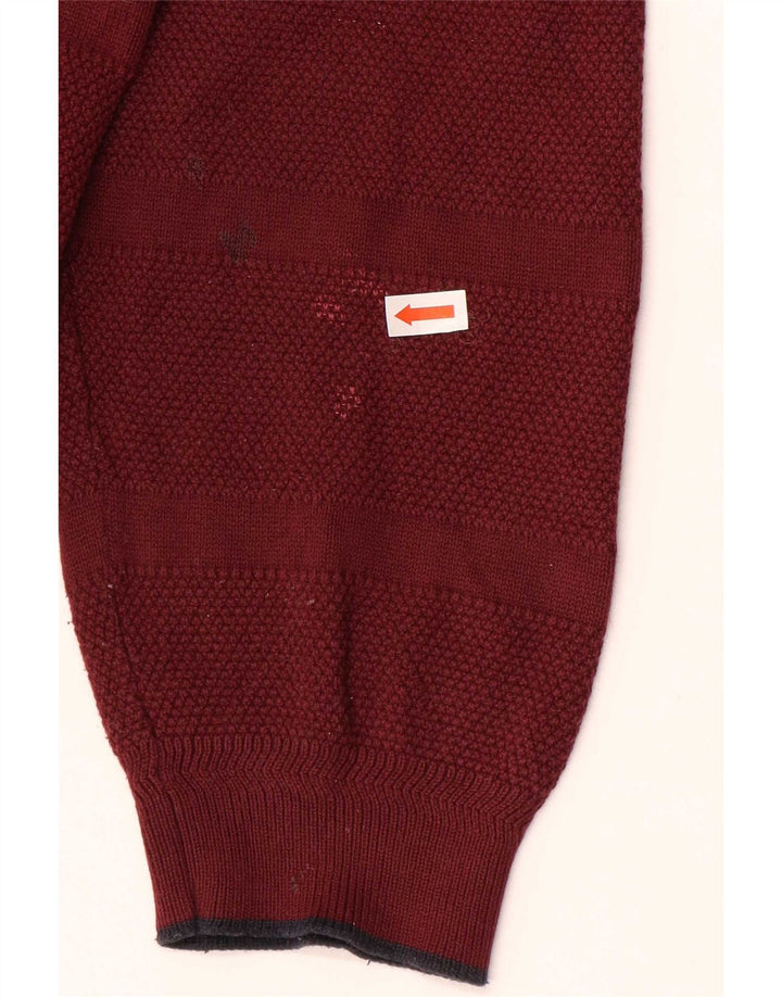 Suéter masculino Marks & Spencer Blue Harbor com gola redonda grande marrom