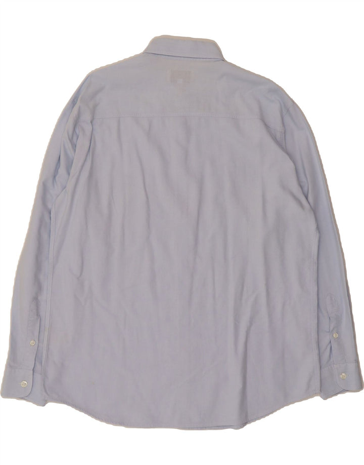 ARMANI JEANS Mens Milano Shirt XL Blue Cotton Vintage Armani Jeans and Second-Hand Armani Jeans from Messina Hembry 