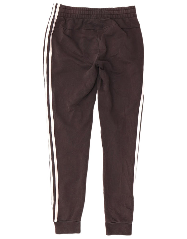 Calça de treino feminina Adidas Joggers UK 8/10 pequeno algodão preto