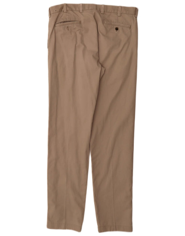 Calça Chino Masculina Slim Brooks Brothers W34 L34 Algodão Bege
