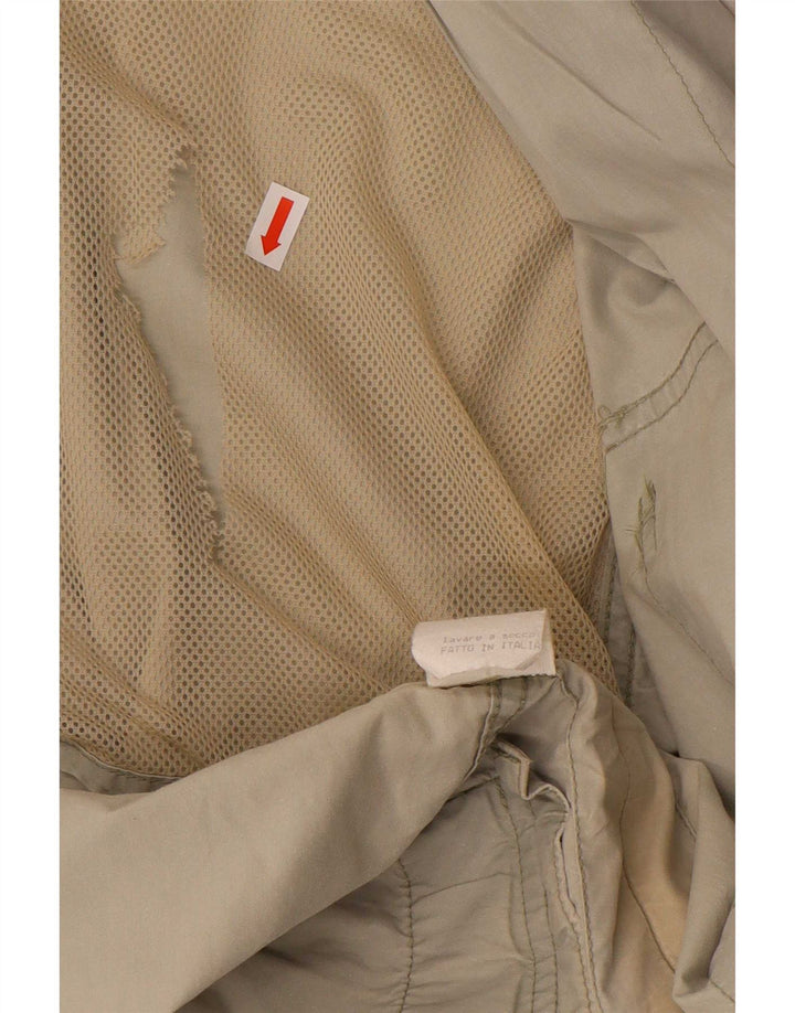 Jaqueta militar masculina vintage UK 38 algodão bege médio