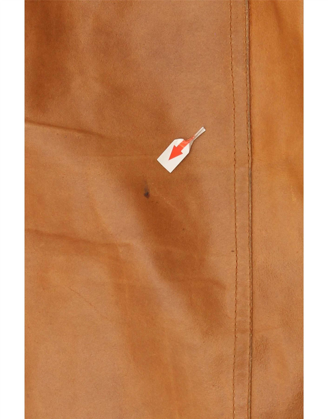 Jaqueta de couro masculina vintage IT 40 grande marrom
