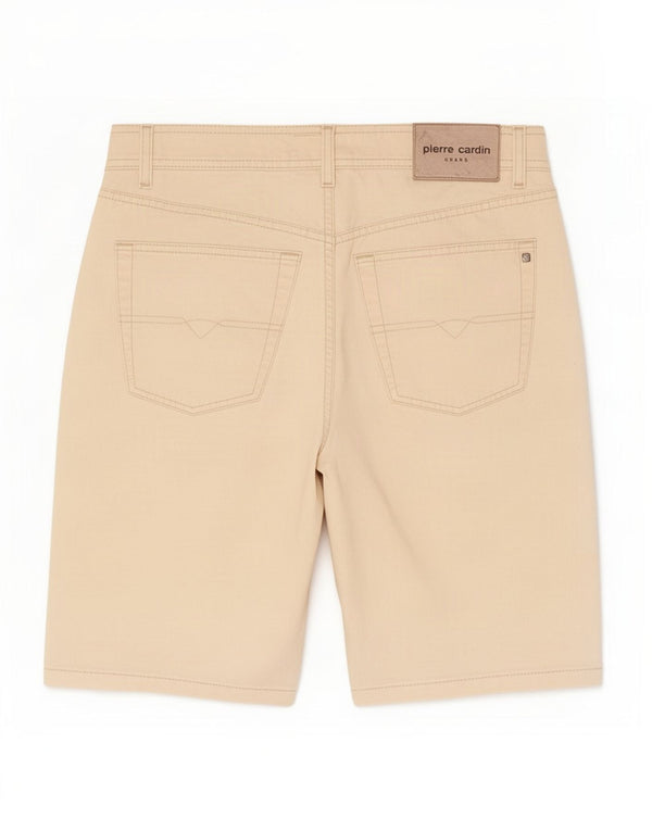 Pierre Cardin Mens Casual Shorts Médio W32 Algodão Bege