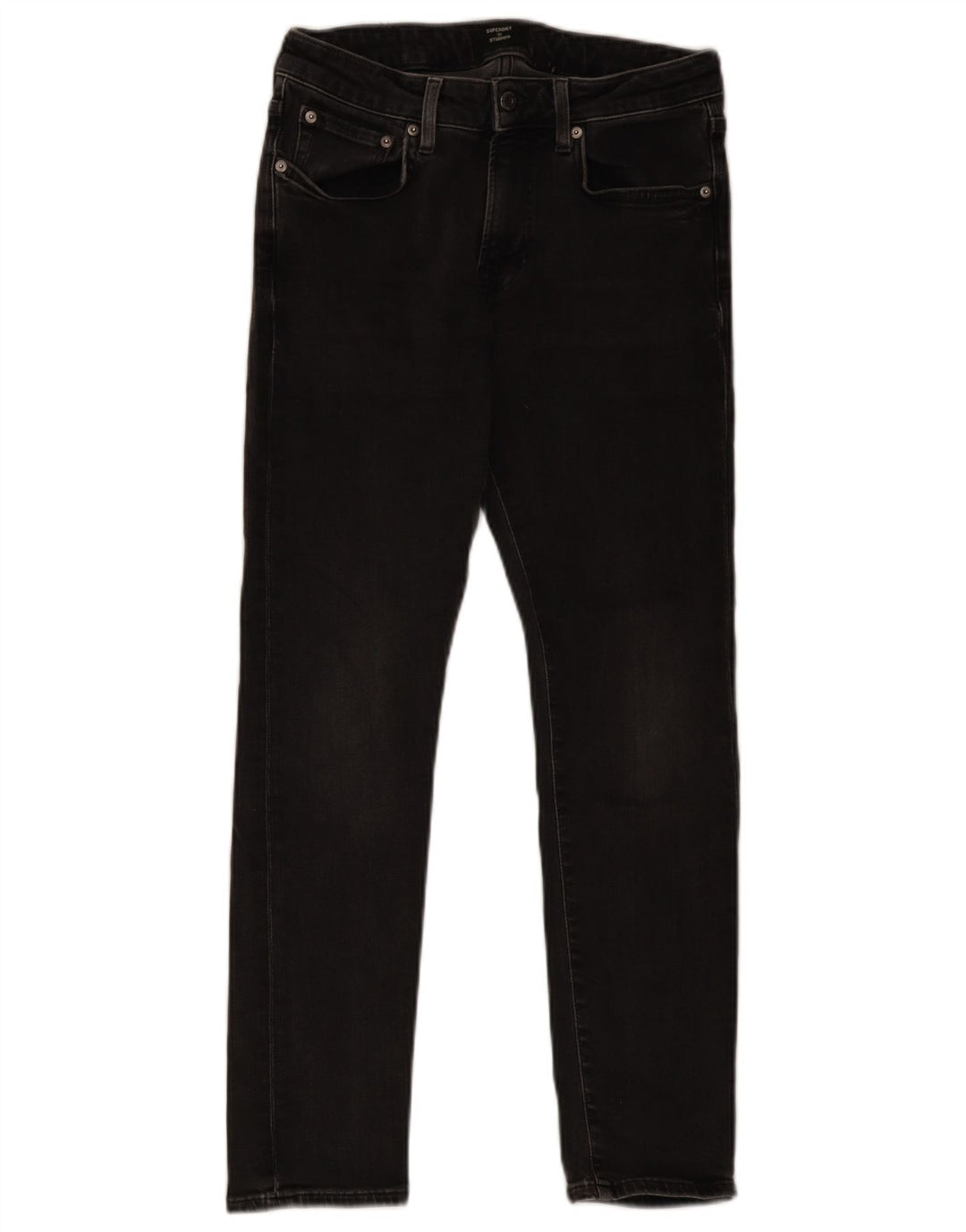 Calça jeans skinny feminina SUPERDRY W30 L30 cinza