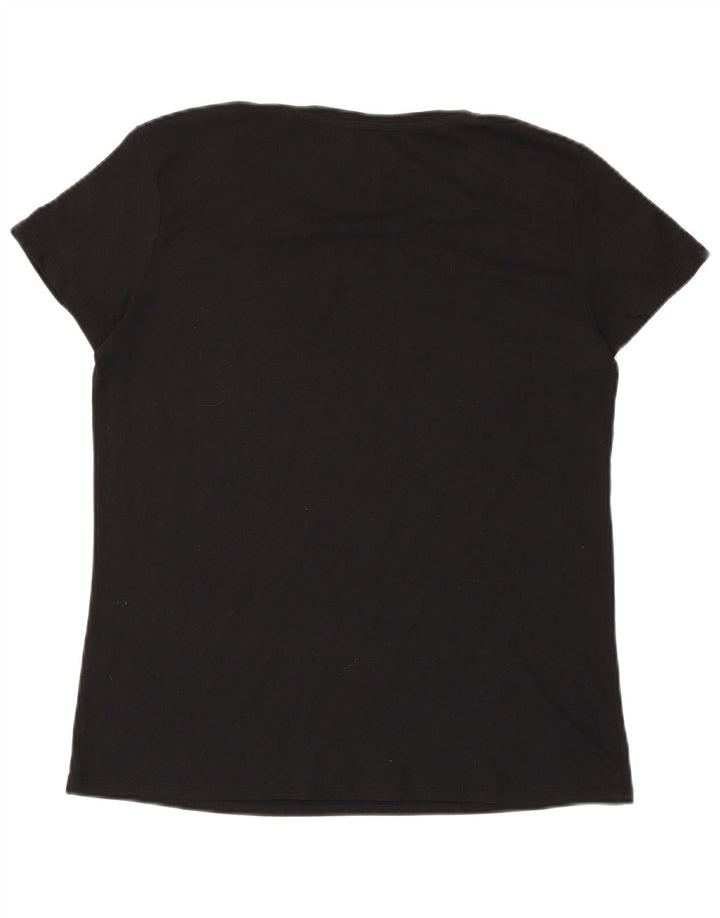 Camiseta feminina LOTTO UK 16 grande preta