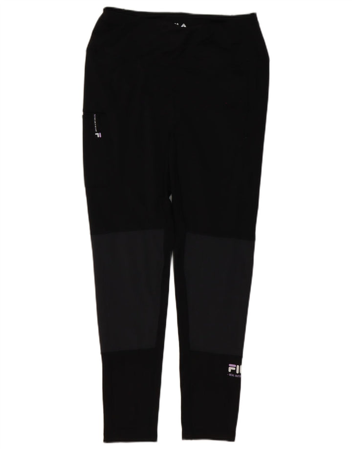 Leggings Fila Feminino UK 12 Médio Preto