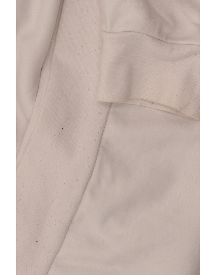 Suéter com capuz gráfico masculino KAPPA grande algodão branco