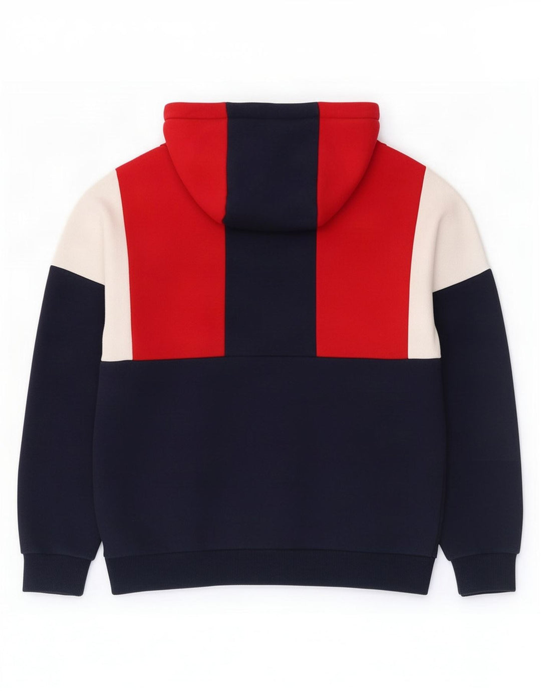 Fila Mens Hoodie Jumper Médio Multicolorido Colorblock Algodão
