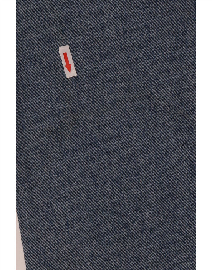 Uniforme feminino jeans cônico W29 L28 azul
