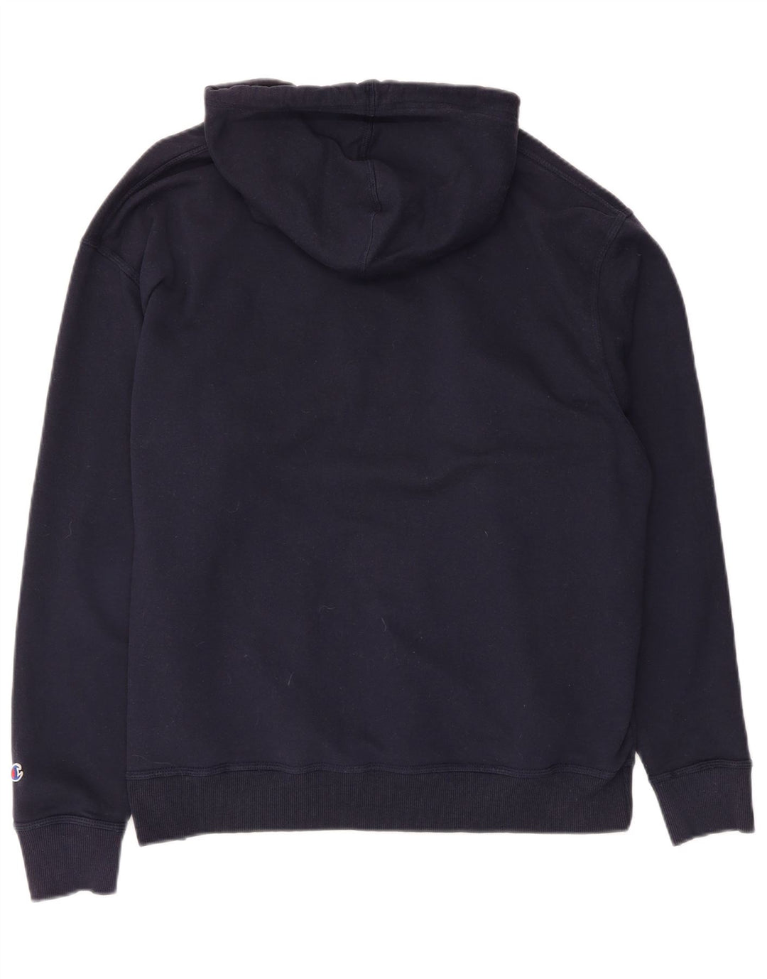 CHAMPION Mens Hoodie Jumper XL Navy Blue Cotton Vintage Champion and Second-Hand Champion from Messina Hembry 