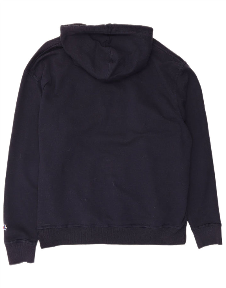 CHAMPION Mens Hoodie Jumper XL Navy Blue Cotton Vintage Champion and Second-Hand Champion from Messina Hembry 