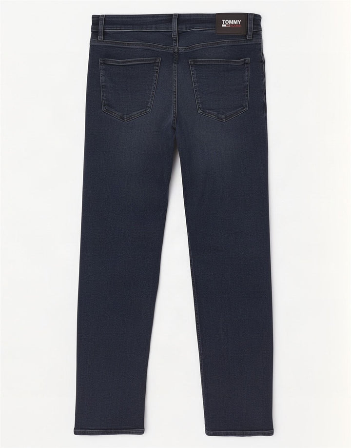 Tommy Hilfiger Masculino Slim Jeans W34 L32 Azul Marinho