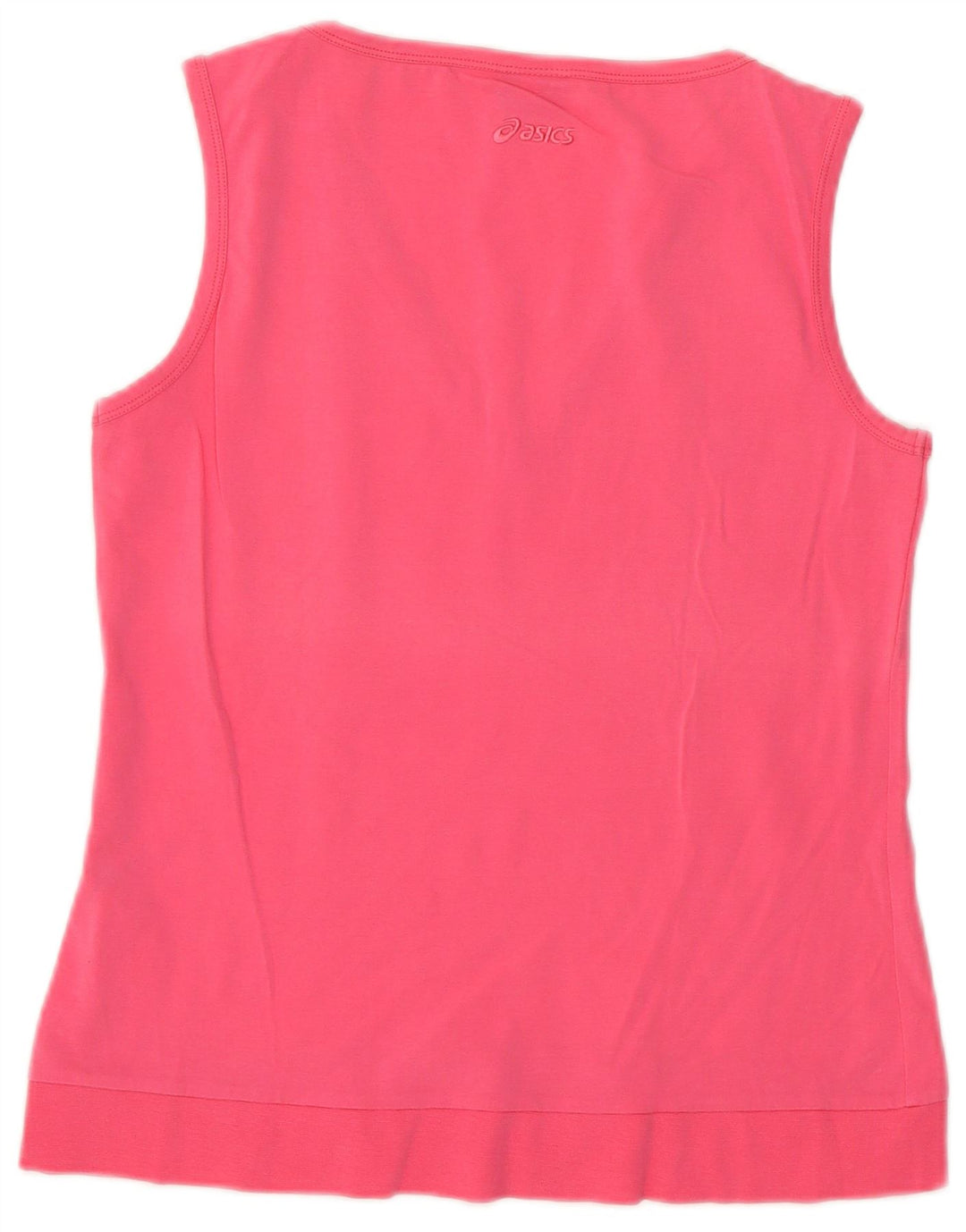 Colete gráfico feminino ASICS Top UK 12 algodão rosa médio