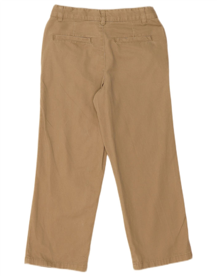Calça Capri Regular Feminina IZOD EUA 8 Médio W26 L22 Algodão Bege