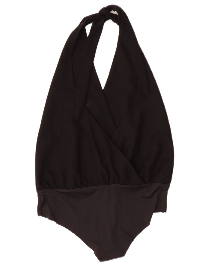 Body feminino sem mangas ZARA UK 10 pequeno preto