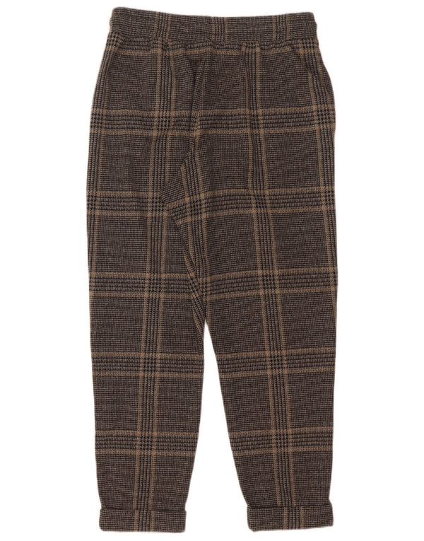 Calças cortadas femininas Marks & Spencer UK 10 pequenas W28 L25 pretas