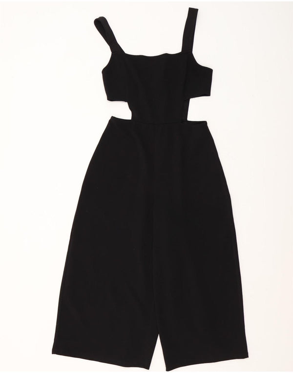 Macacão feminino sem mangas Zara UK 12 médio preto