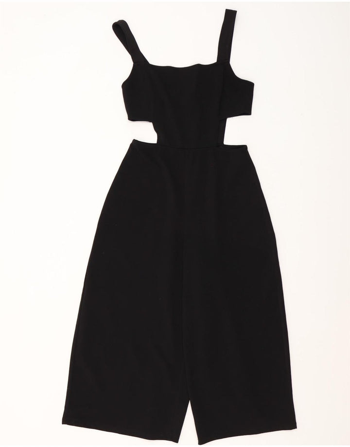 Macacão feminino sem mangas Zara UK 12 médio preto