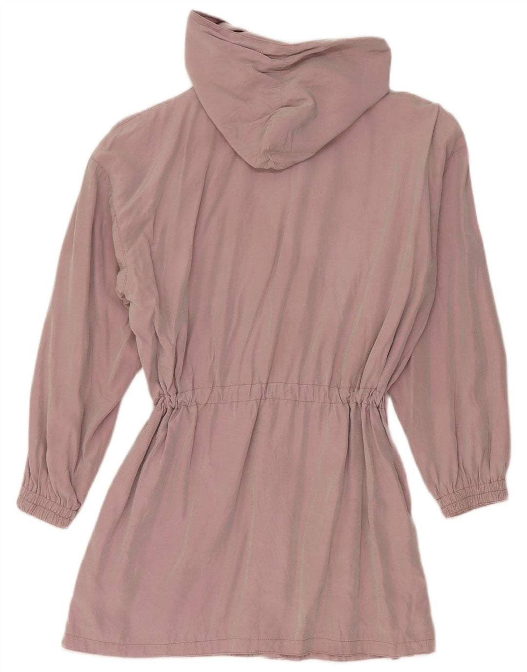 Jaqueta feminina vintage com capuz UK 14 Roxo médio