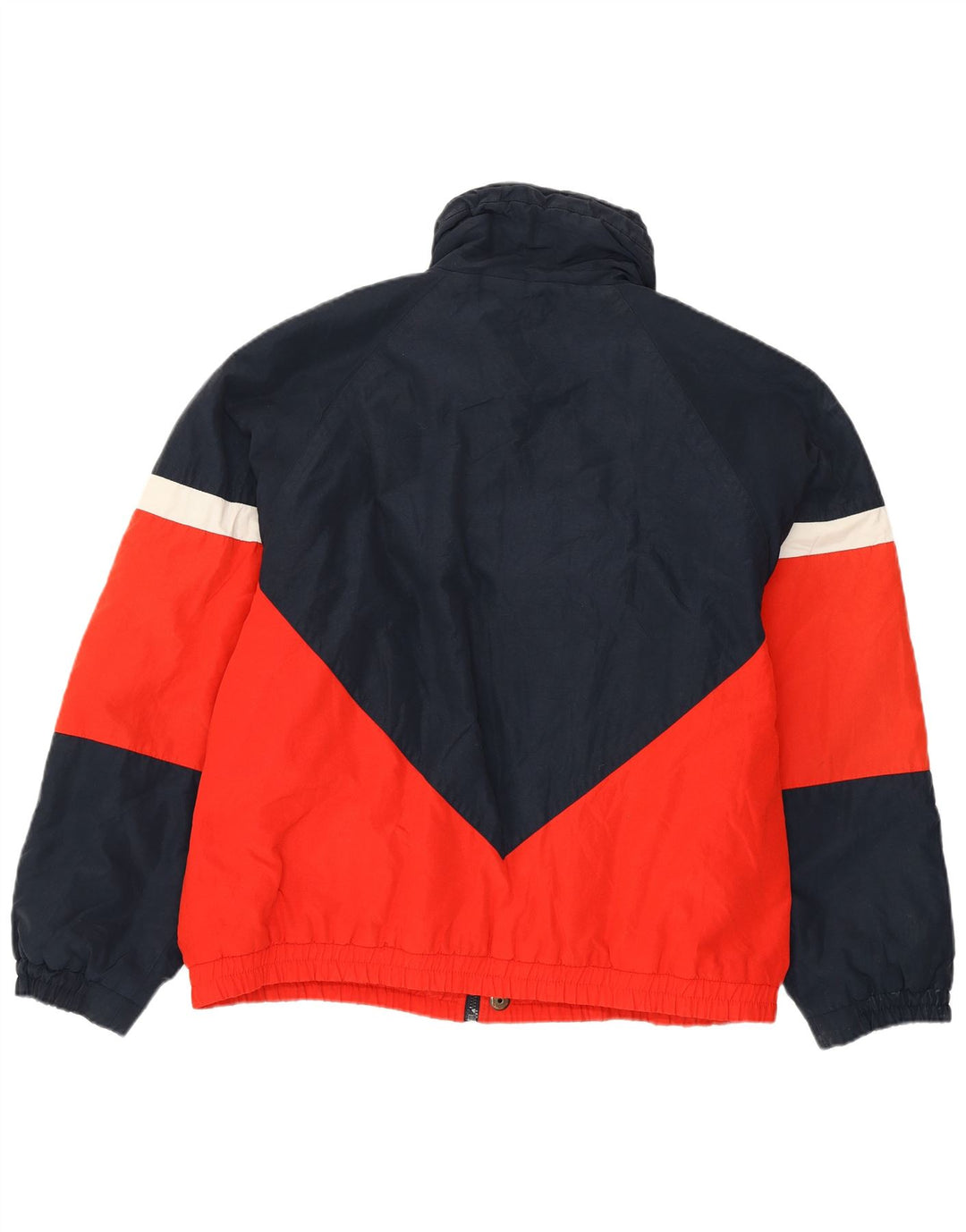 Jaqueta masculina FILA Magic Line acolchoada UK 42 XL azul marinho colorblock