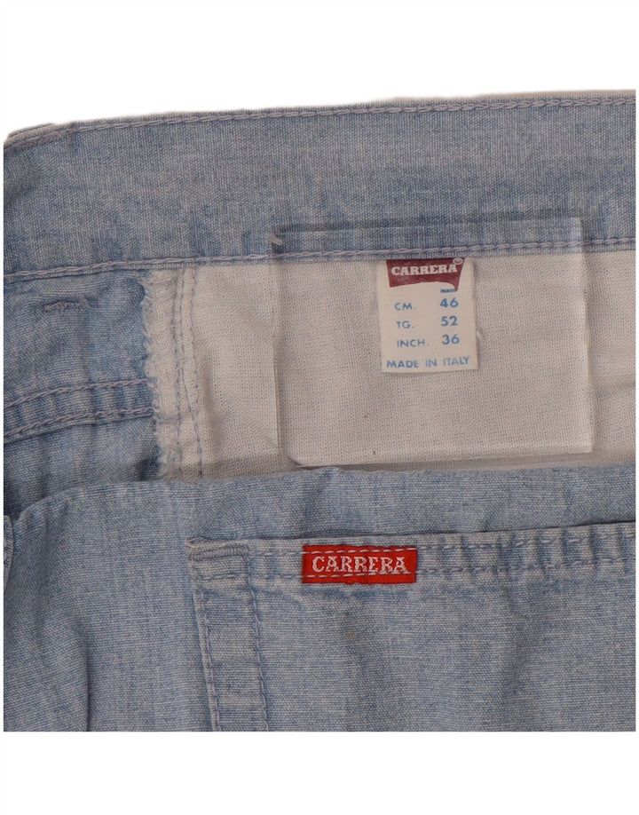 Calça jeans reta masculina CARRERA W36 L33 algodão azul