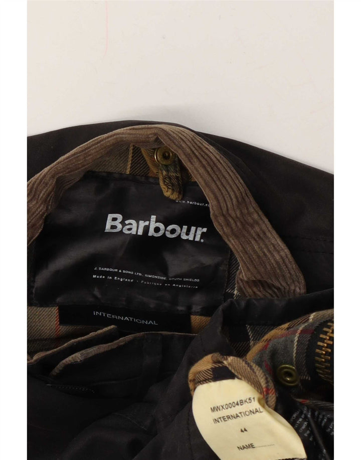 Jaqueta masculina de algodão encerado Barbour Reino Unido 44 grande marrom