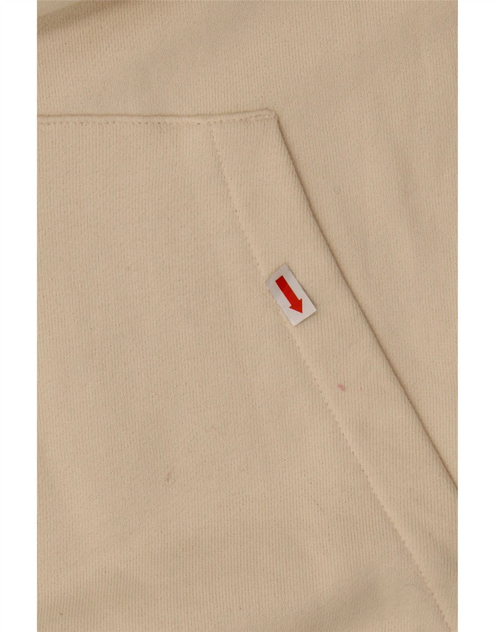 Suéter feminino com capuz grande REEBOK Reino Unido 16 grande algodão branco