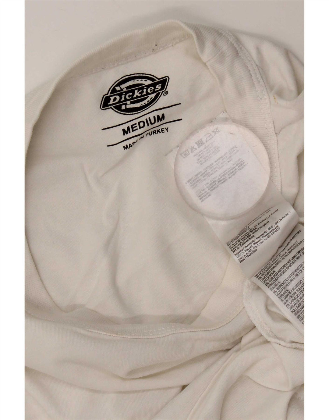 Camiseta masculina Dickies Top médio algodão branco