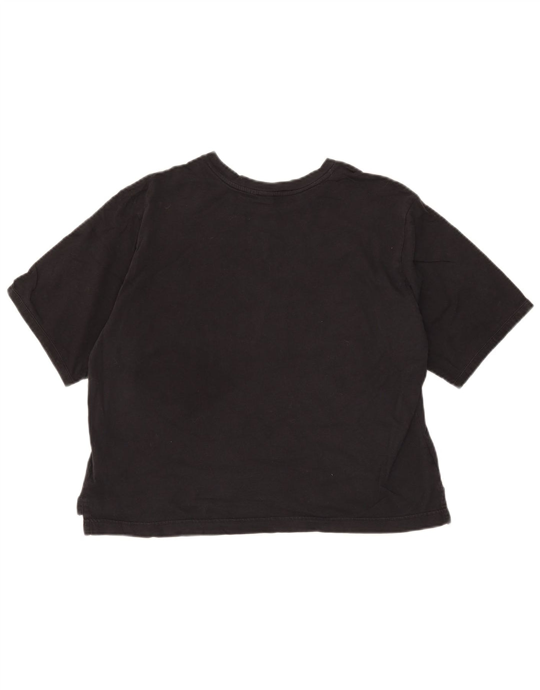Camiseta feminina adidas cropped ADIDAS UK 16/18 grande algodão preto
