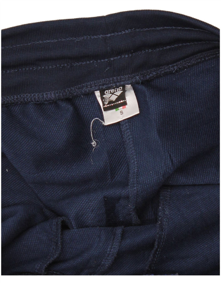 Calça de treino masculina Arena pequena azul marinho poliéster