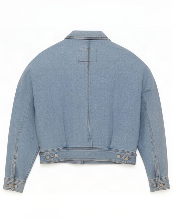 Jaqueta jeans feminina Rifle UK 16 grande azul