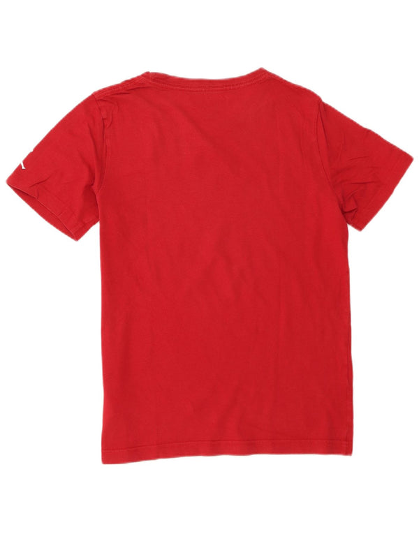 Camiseta gráfica Jordan Boys Top 12-13 anos grande algodão vermelho