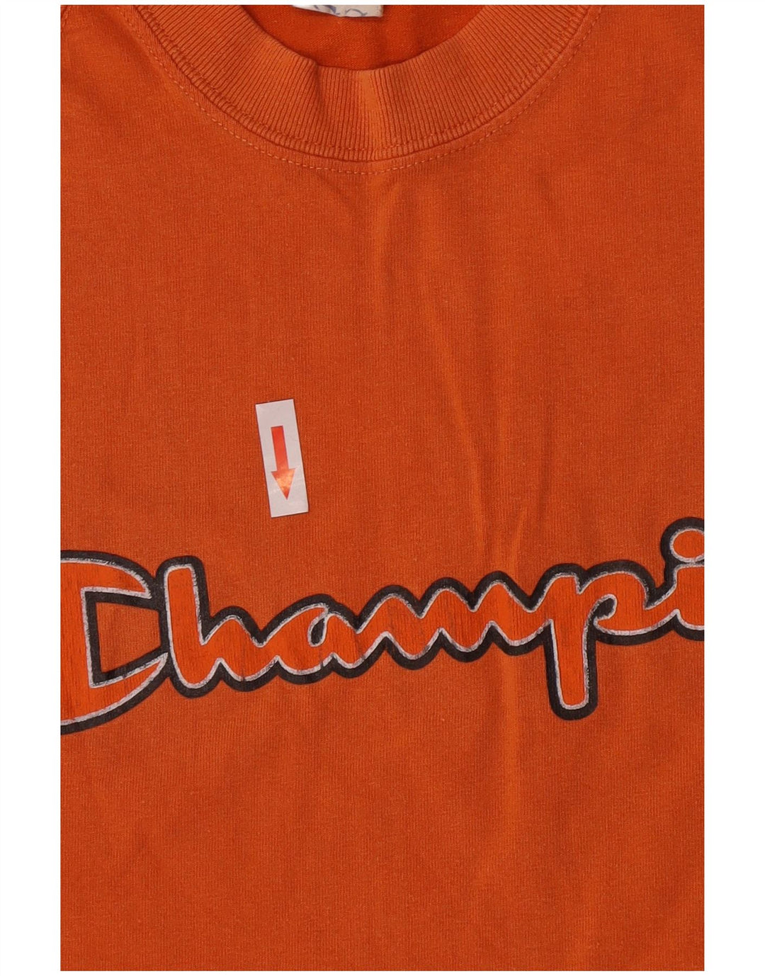 Camiseta masculina Champion Graphic Top Médio Algodão Laranja