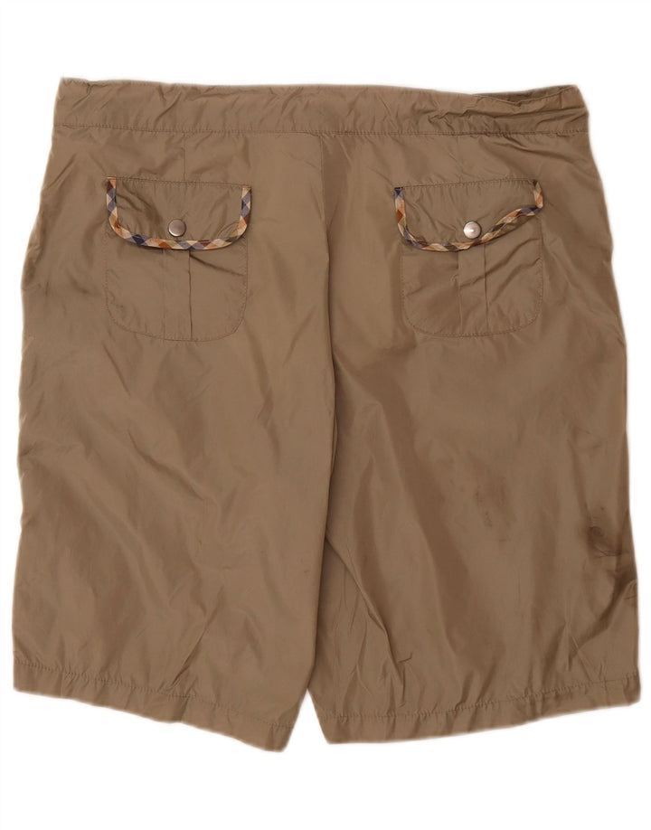 Aquascutum Mens Chino Shorts IT 50 Grande W36 Cinza Poliamida
