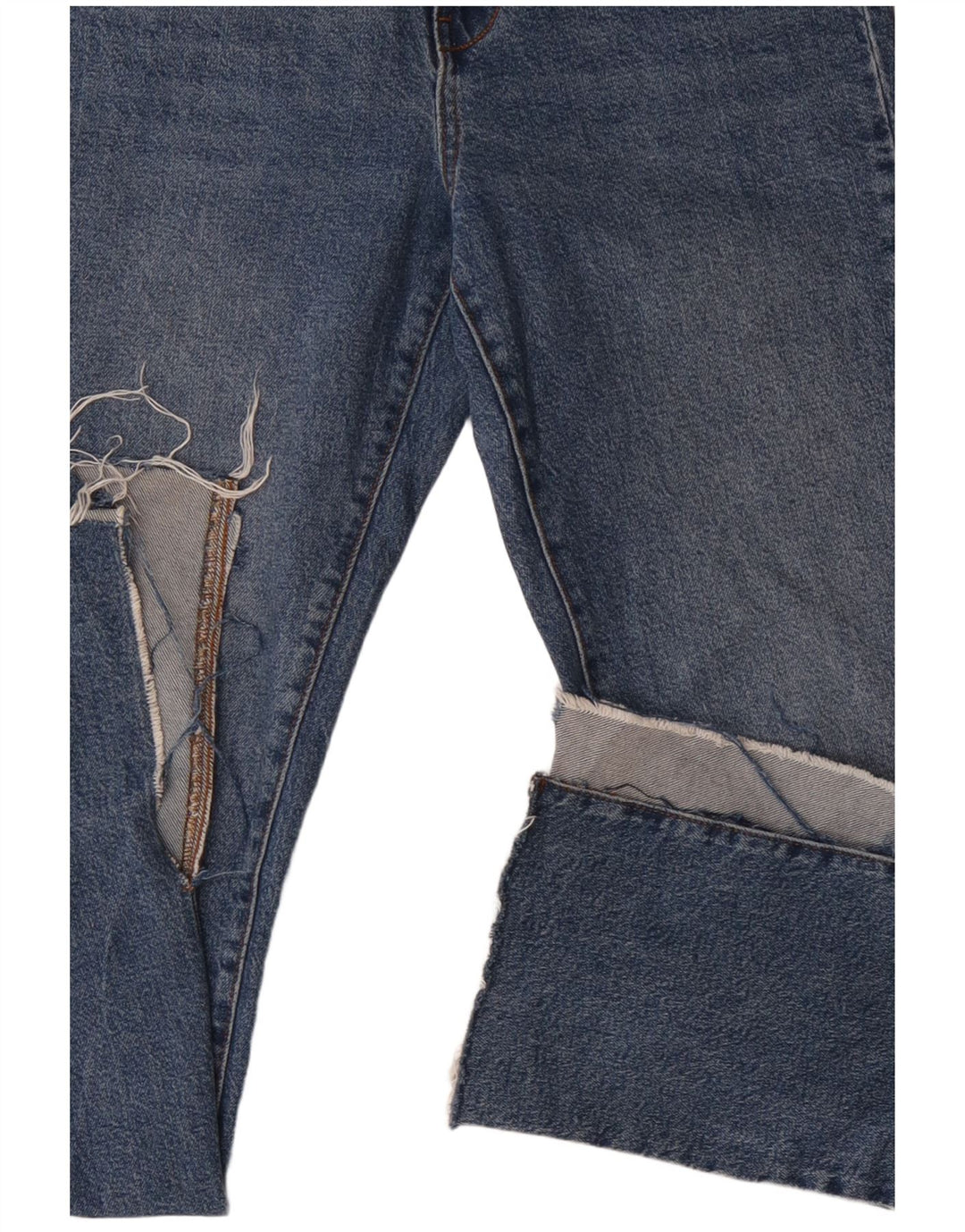 Calça jeans feminina ZARA Bootcut EU 36 XS W26 L33 azul