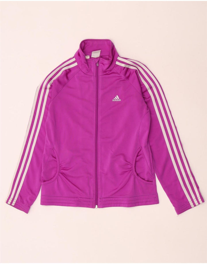 Jaqueta Adidas Meninas Treino Top 13-14 Anos Roxo Poliéster