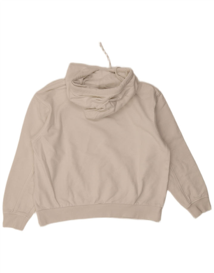 Levi's Mens Oversized Hoodie Jumper XS Algodão Branco