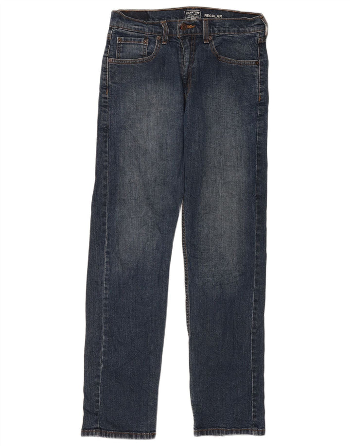Jeans Levi's Signature Regular Straight Jeans W30 L32 Azul Algodão