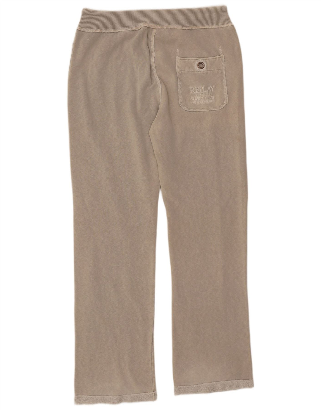 Calça de treino masculina Replay Graphic cinza grande