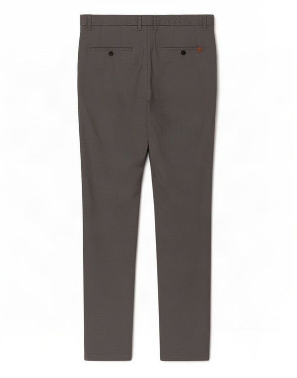 Zara Mens Slim Chino Calças EU 42 Grande W32 L31 Algodão Cinza