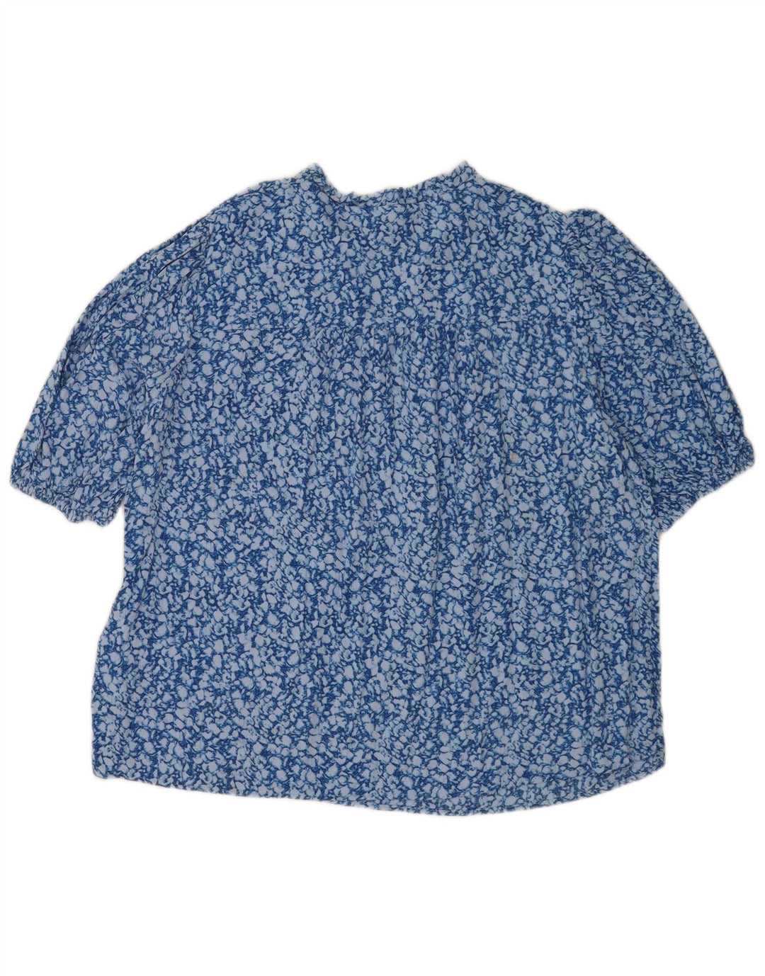 Blusa oversized feminina Marks & Spencer Reino Unido 14 grande viscose azul