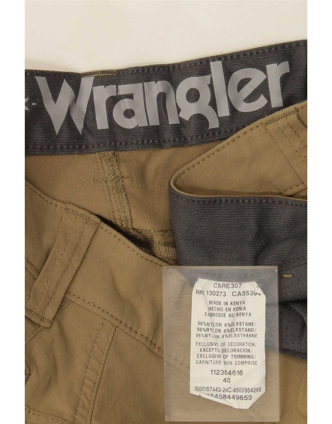 Shorts cargo masculino Wrangler W40 XL bege nylon